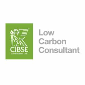 CIBSE Low Carbon Consultant certification logo and text badge