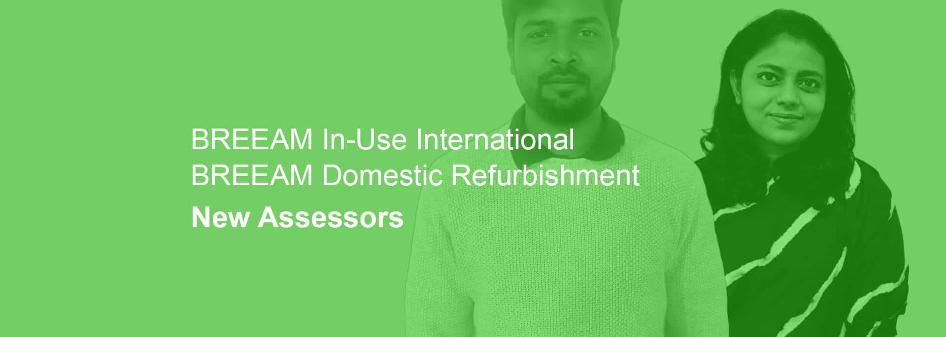 Two new BREEAM Assessors at Create Consulting Engineers who have achieved BREEAM International and Domestic Refurbishment qualifications.