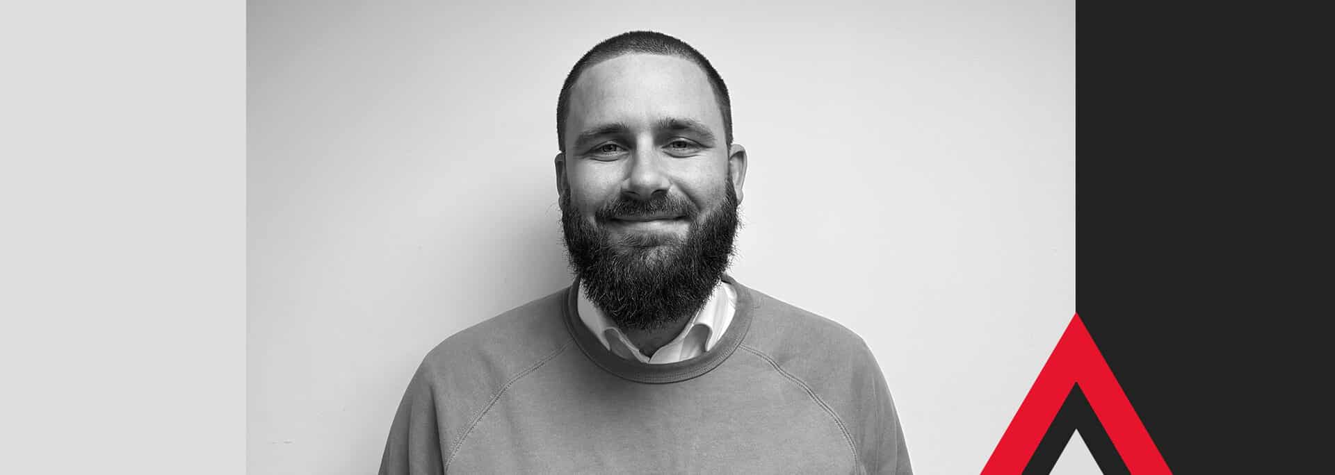 Portrait of Harry Mansfield, newly promoted Principal Flood Risk Consultant at Create Consulting Engineers.