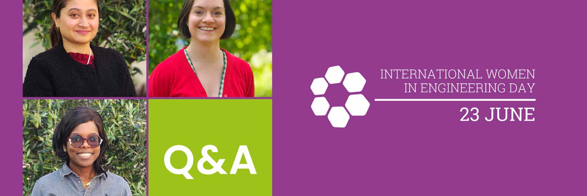 Three women engineers from Create Consulting Engineers featured for International Women in Engineering Day Q&A on 23 June.